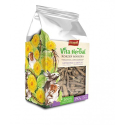 Korzeń mniszka dla gryzoni i królika Vita Herbal 4x150g