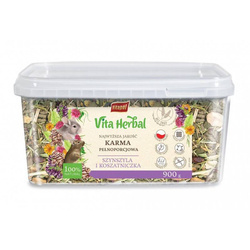 Karma pełnoporcjowa dla szynszyli i koszatniczki Vita Herbal wiaderko 900g