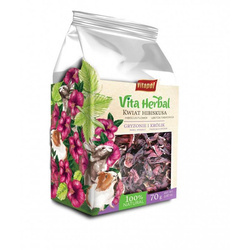 Kwiat hibiskusa dla gryzoni i królika Vita Herbal 4x70g