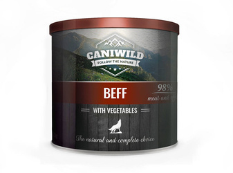 Caniwild Beef with Vegetables – puszka z zamykanym wieczkiem – 850 g