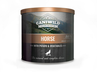 Caniwild Horse with Potato and Vegetables – puszka z zamykanym wieczkiem – 850g