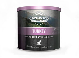 Caniwild Puppy Turkey with Rice and Vegetables – puszka dla szczeniąt z zamykanym wieczkiem – 850g