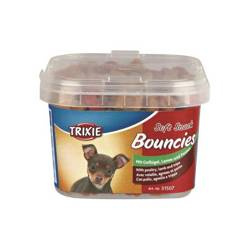 Mix miękkich kostek dla psa Soft Snack Bouncies drób, jagnięcina i żwacze 140g