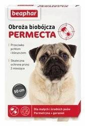 Obroża przeciw pchłom i kleszczom Permecta S/M - 50cm