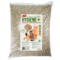 Drewniany żwirek, pellet dla kotów, królików i gryzoni 15 litrów (10kg)