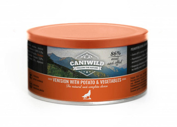 Caniwild Venision with Potato and Vegetables – puszka z zamykanym wieczkiem – 410g