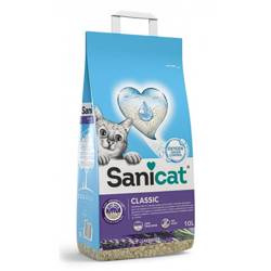 Żwirek dla kota sepiolitowy lawendowy Sanicat classic 10L